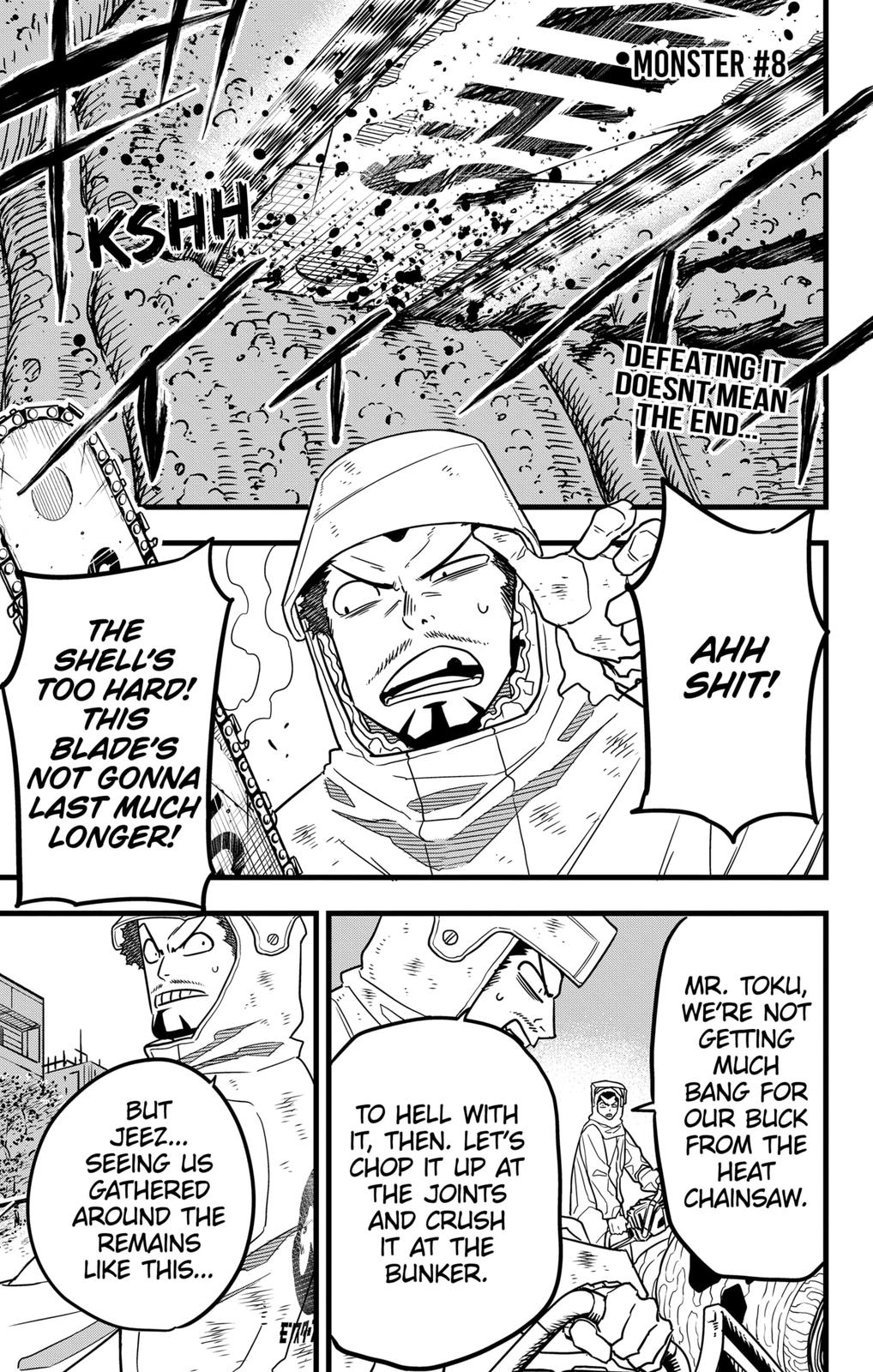 Read Kaiju No.8 ENGLISH Manga Online