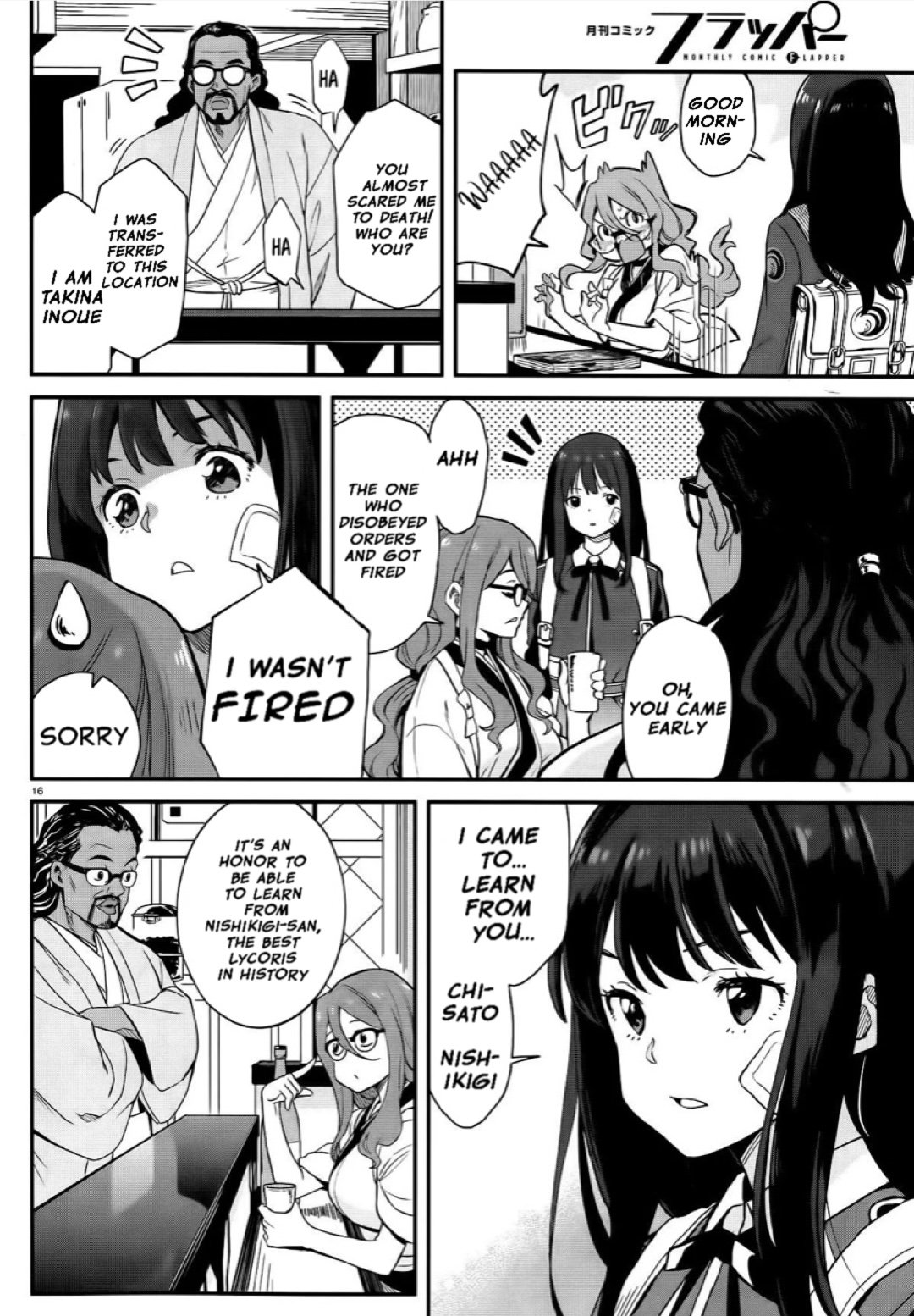 Read Lycoris Recoil ENGLISH Manga Online