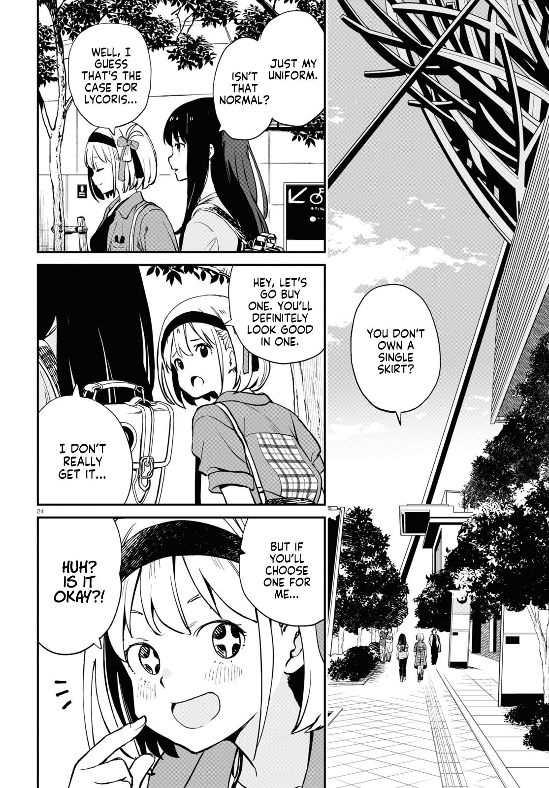 Read Lycoris Recoil ENGLISH Manga Online