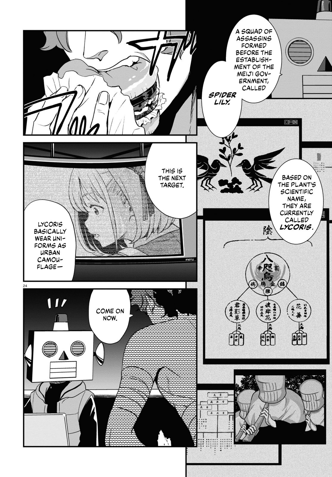 Read Lycoris Recoil ENGLISH Manga Online