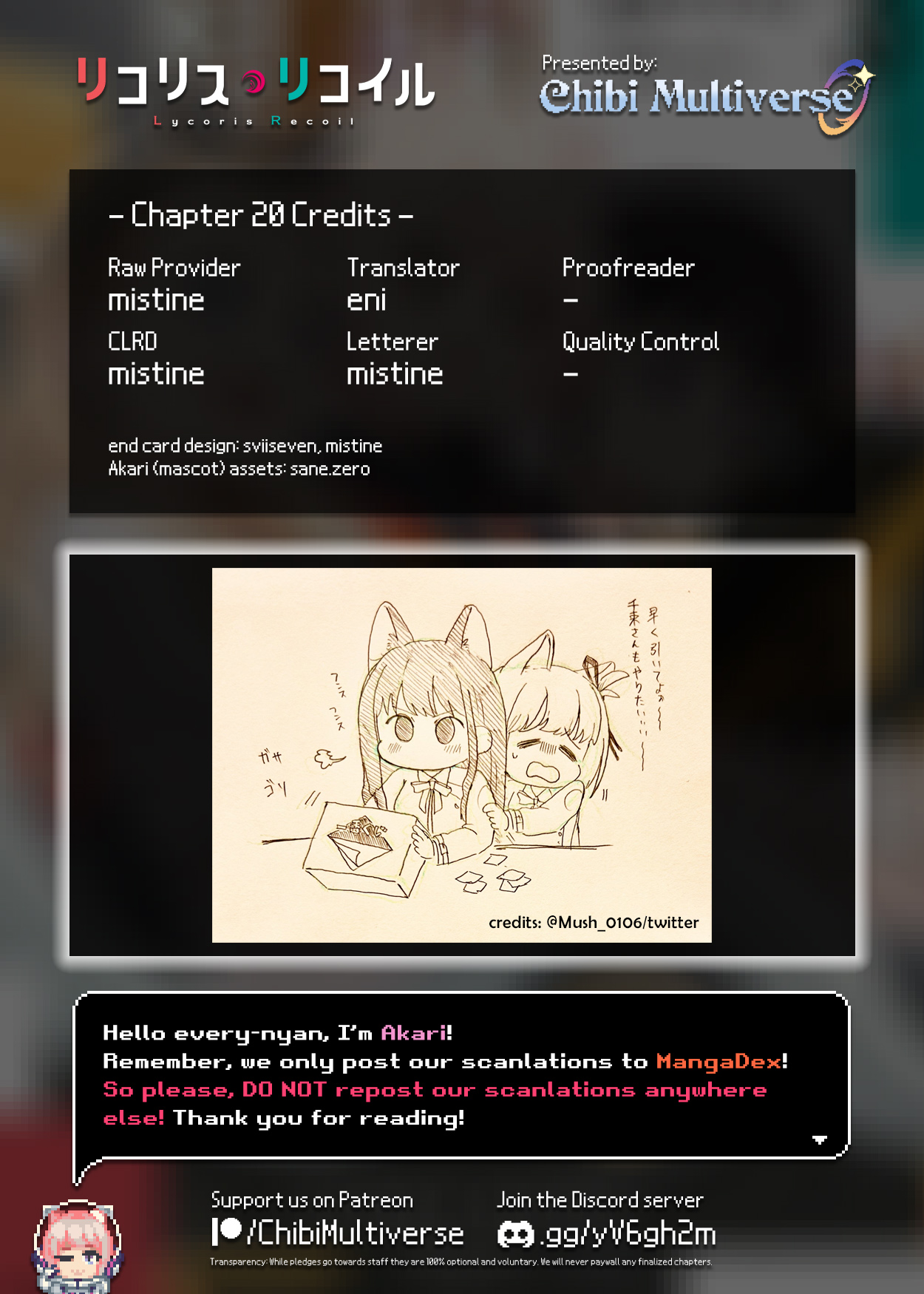 Read Lycoris Recoil ENGLISH Manga Online