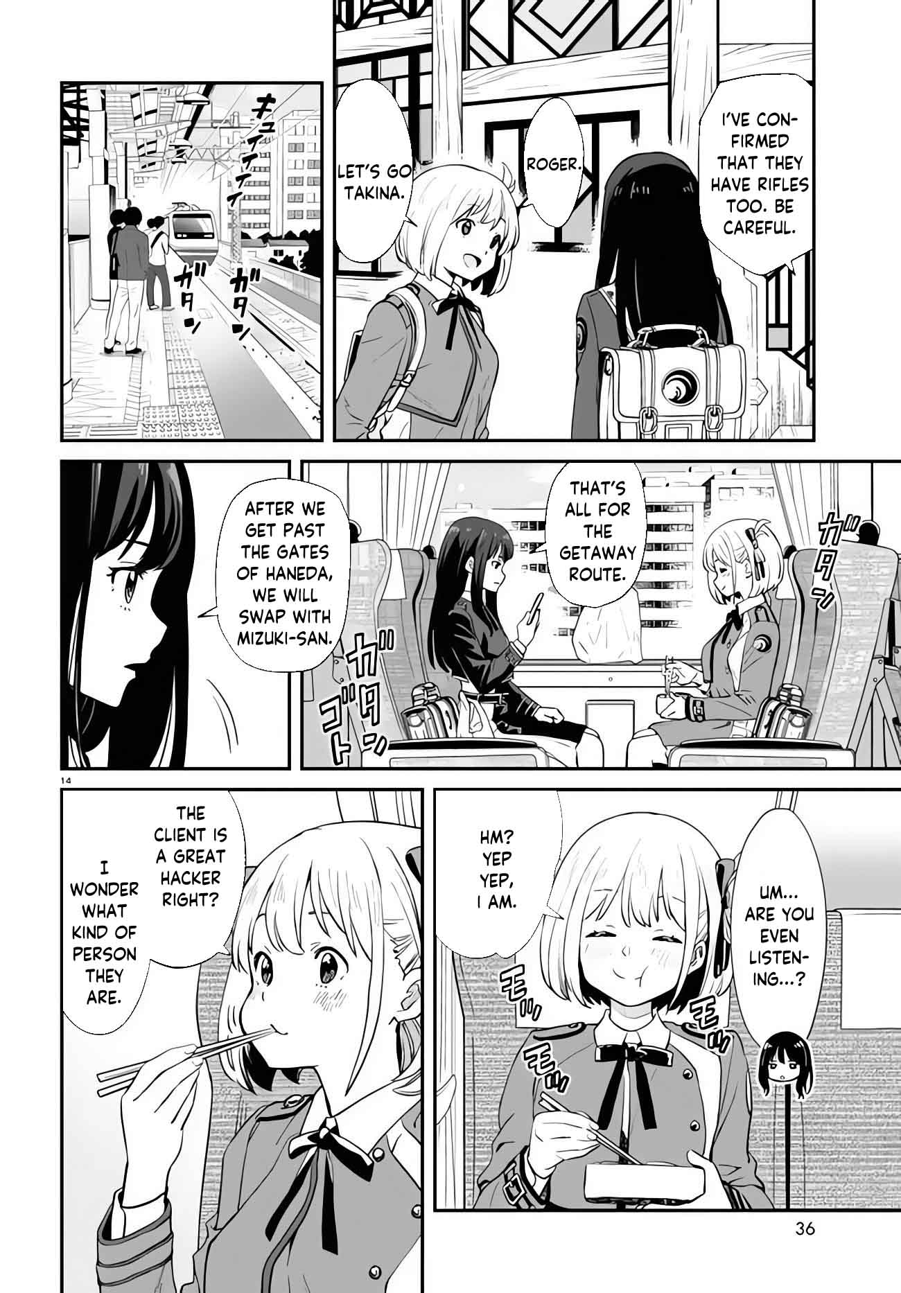 Read Lycoris Recoil ENGLISH Manga Online