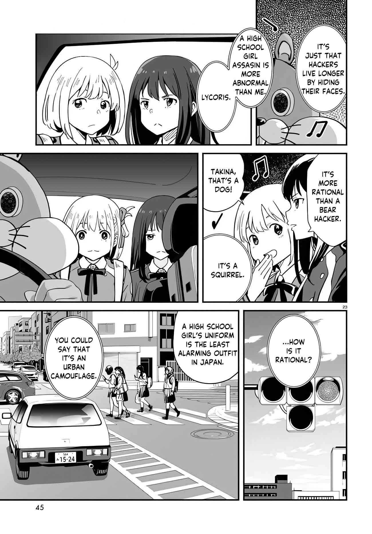 Read Lycoris Recoil ENGLISH Manga Online