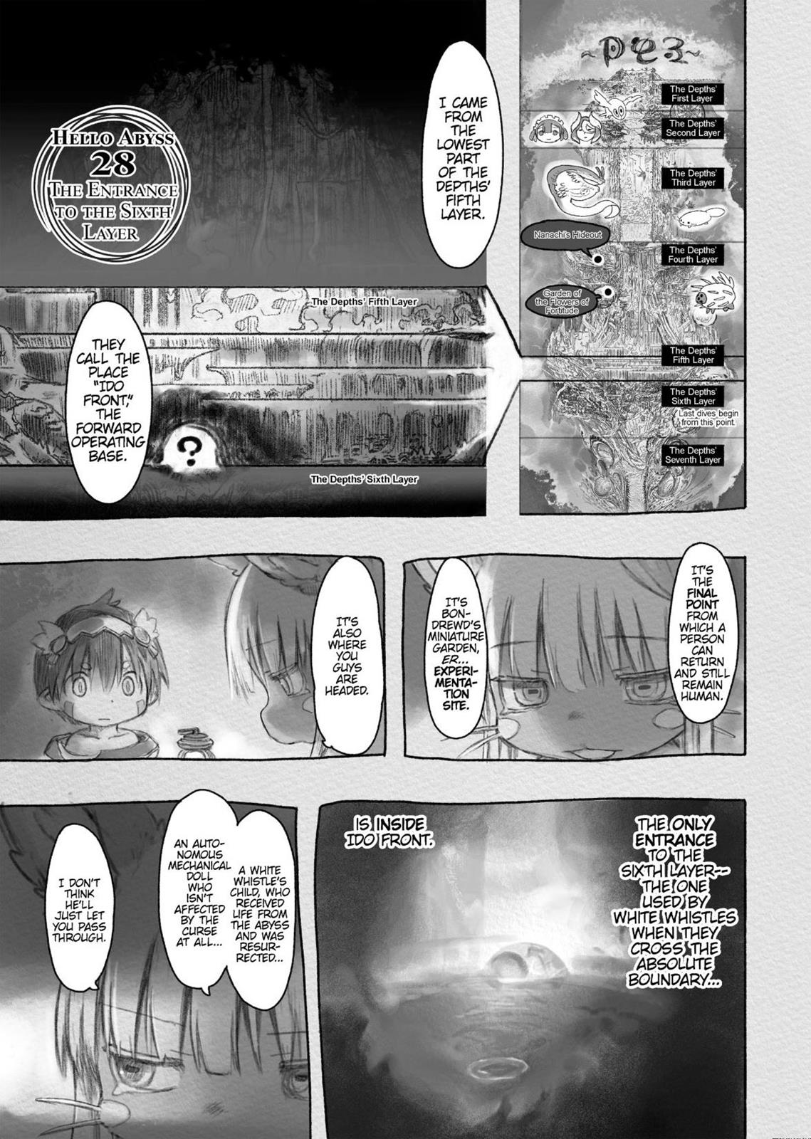 Read Made in Abyss ENGLISH Manga Online