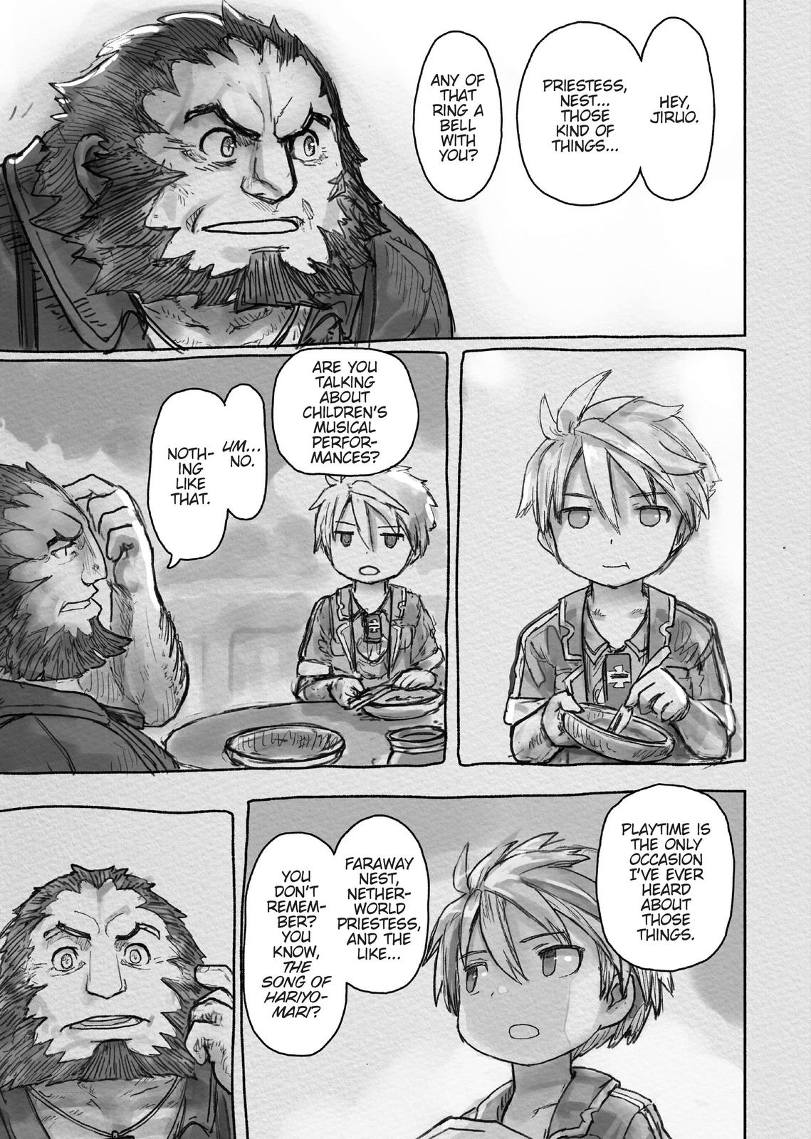 Read Made in Abyss ENGLISH Manga Online