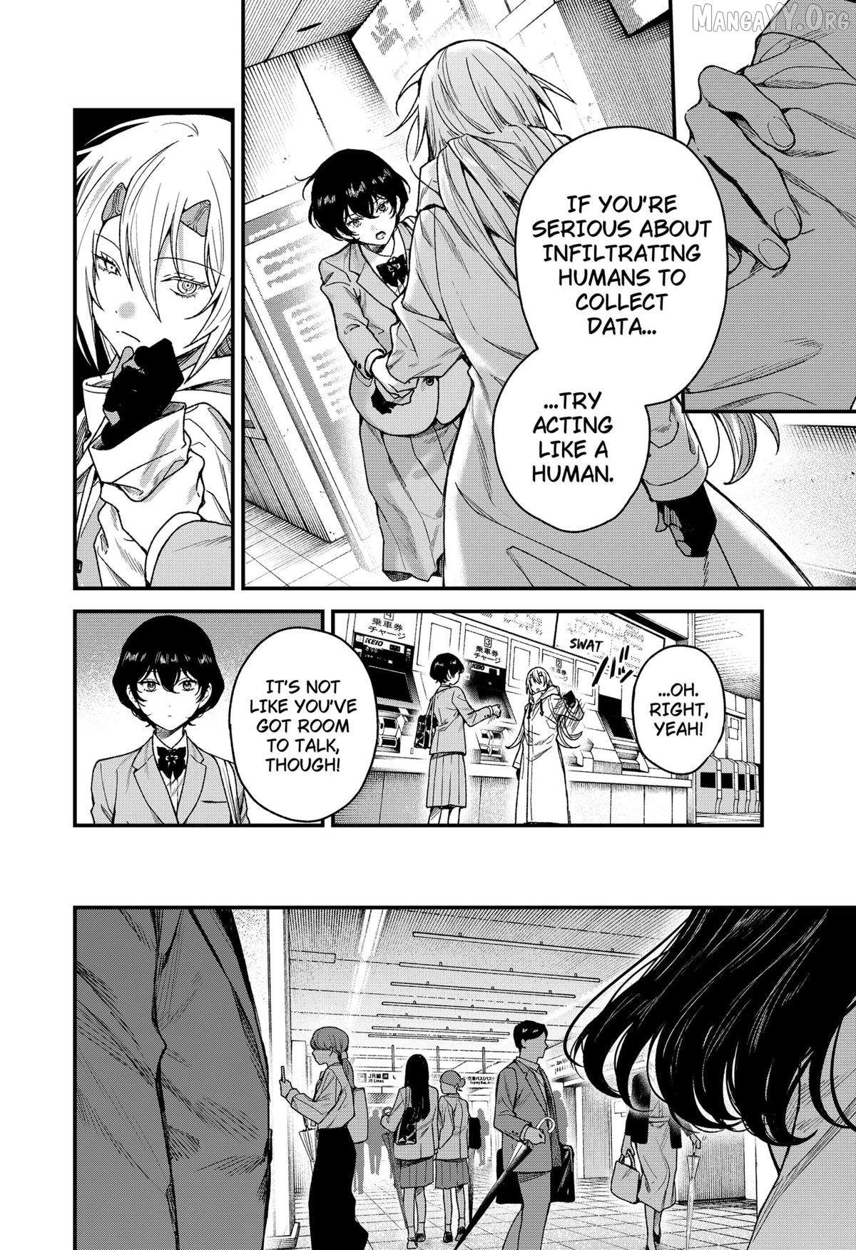 Read Manaka the Human and the Slaughter Robot ENGLISH Manga Online