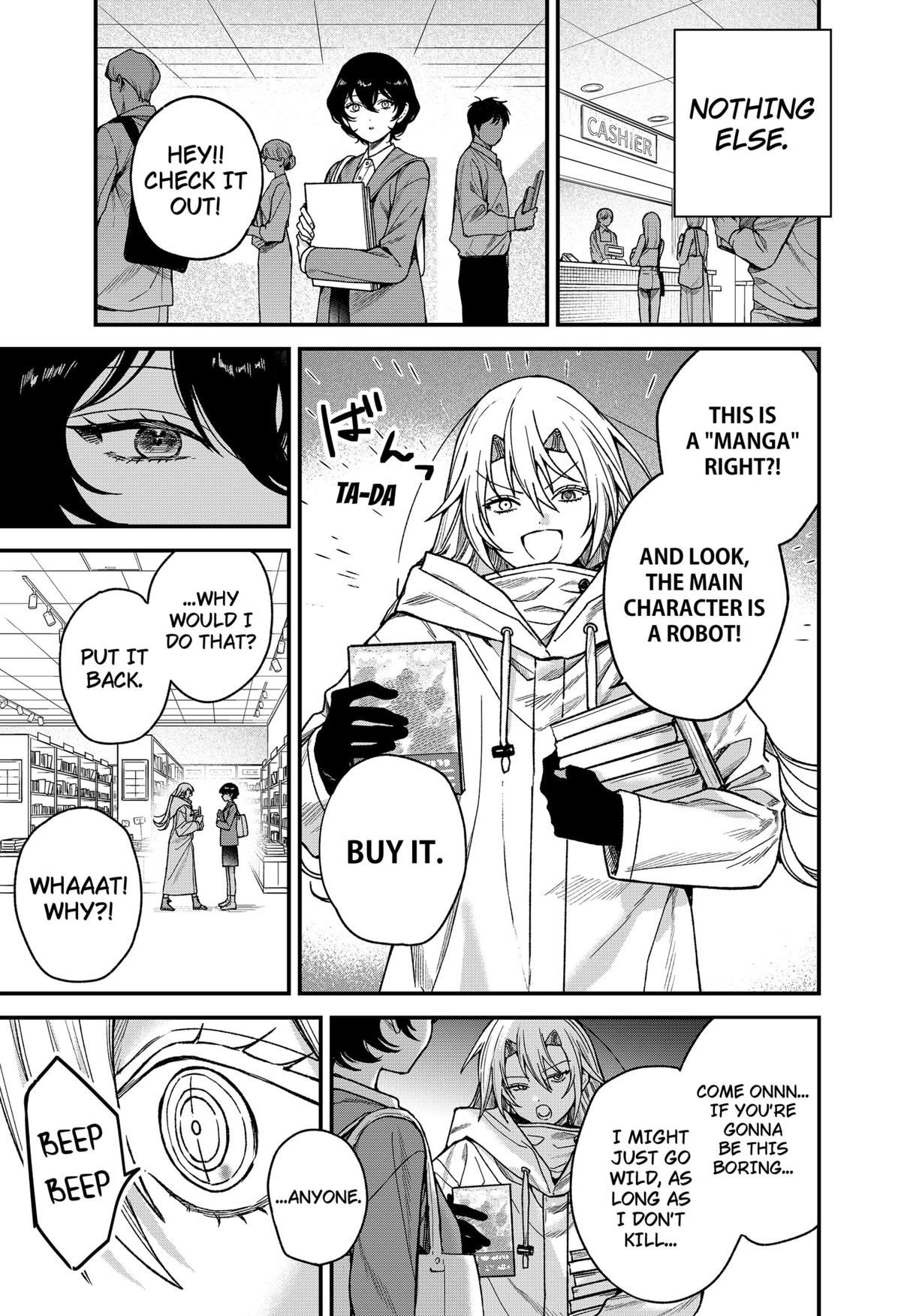 Read Manaka the Human and the Slaughter Robot ENGLISH Manga Online