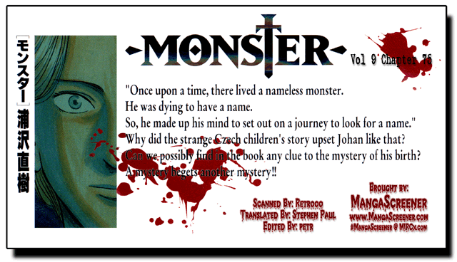 Read Monster ENGLISH Manga Online