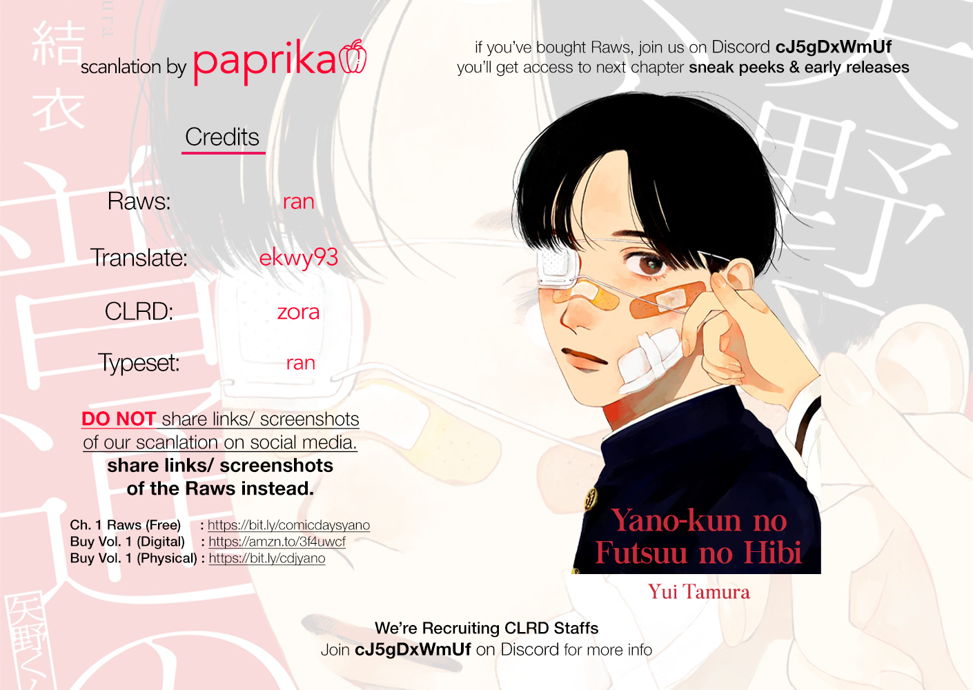 Read Mr. Yano's Ordinary Days ENGLISH Manga Online