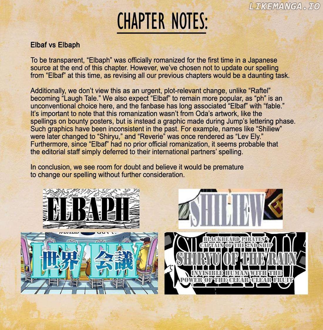 Read One Piece ENGLISH Manga Online