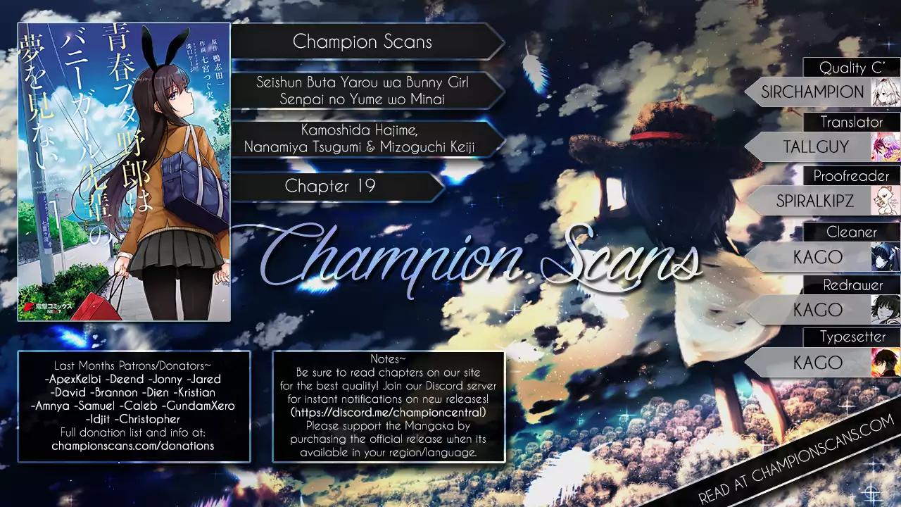 Read Rascal Does Not Dream of Bunny Girl Senpai ENGLISH Manga Online