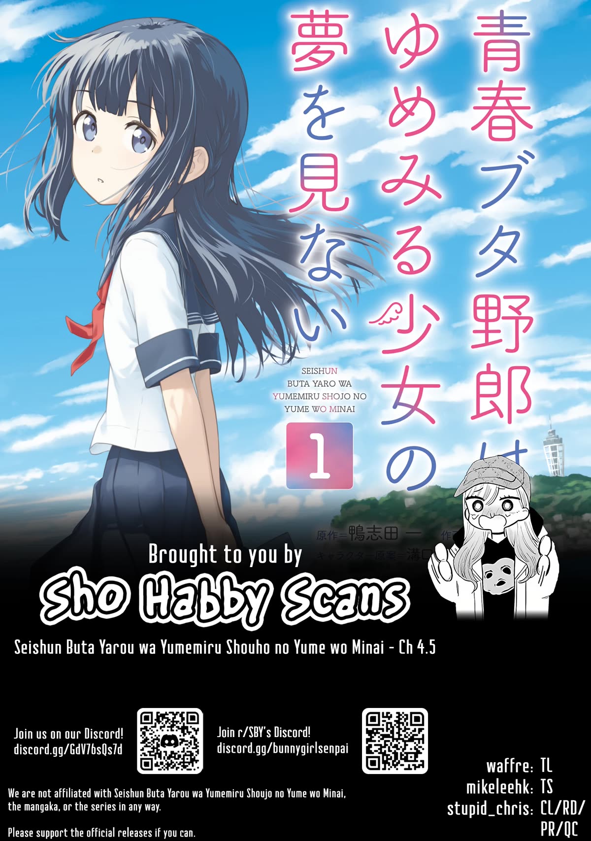 Read Rascal Does Not Dream of a Dreaming Girl ENGLISH Manga Online