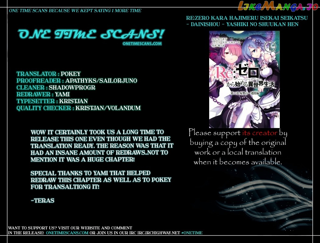 Read Re_Zero Kara Hajimeru Isekai Seikatsu - Dainishou - Yashiki no Shuukan Hen ENGLISH Manga Online
