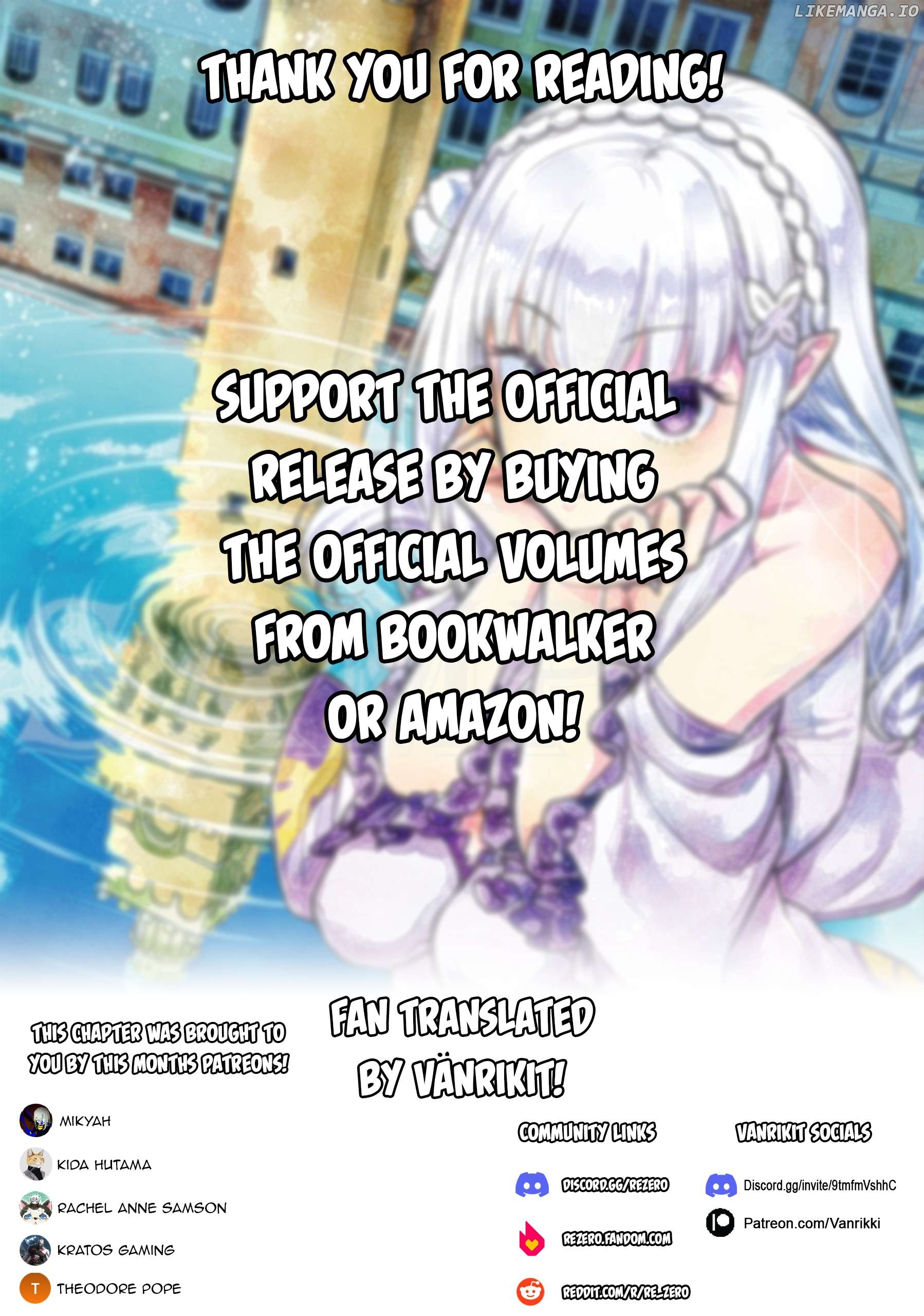 Read Re_Zero kara Hajimeru Isekai Seikatsu - Daigoshou - Mizu no Miyako to Eiyuu no Uta ENGLISH Manga Online