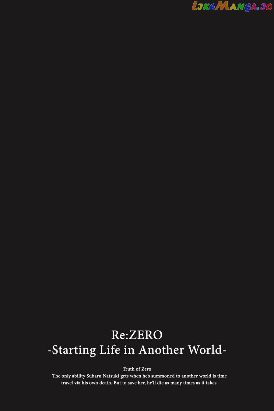 Read Re_Zero kara Hajimeru Isekai Seikatsu - Daisanshou - Truth of Zero ENGLISH Manga Online