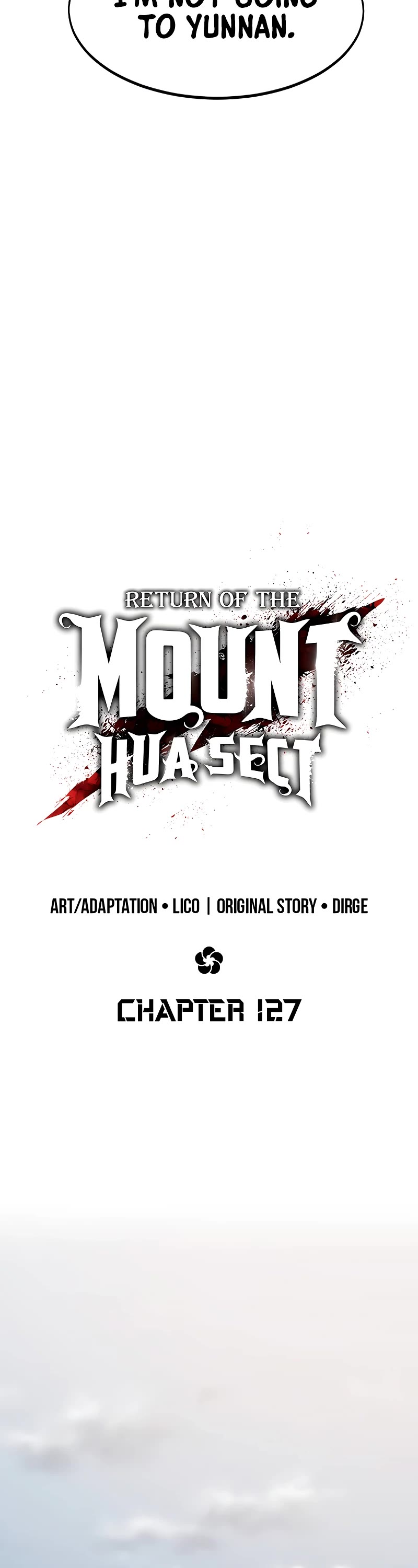 Read Return of the Mount Hua Sect ENGLISH Manga Online