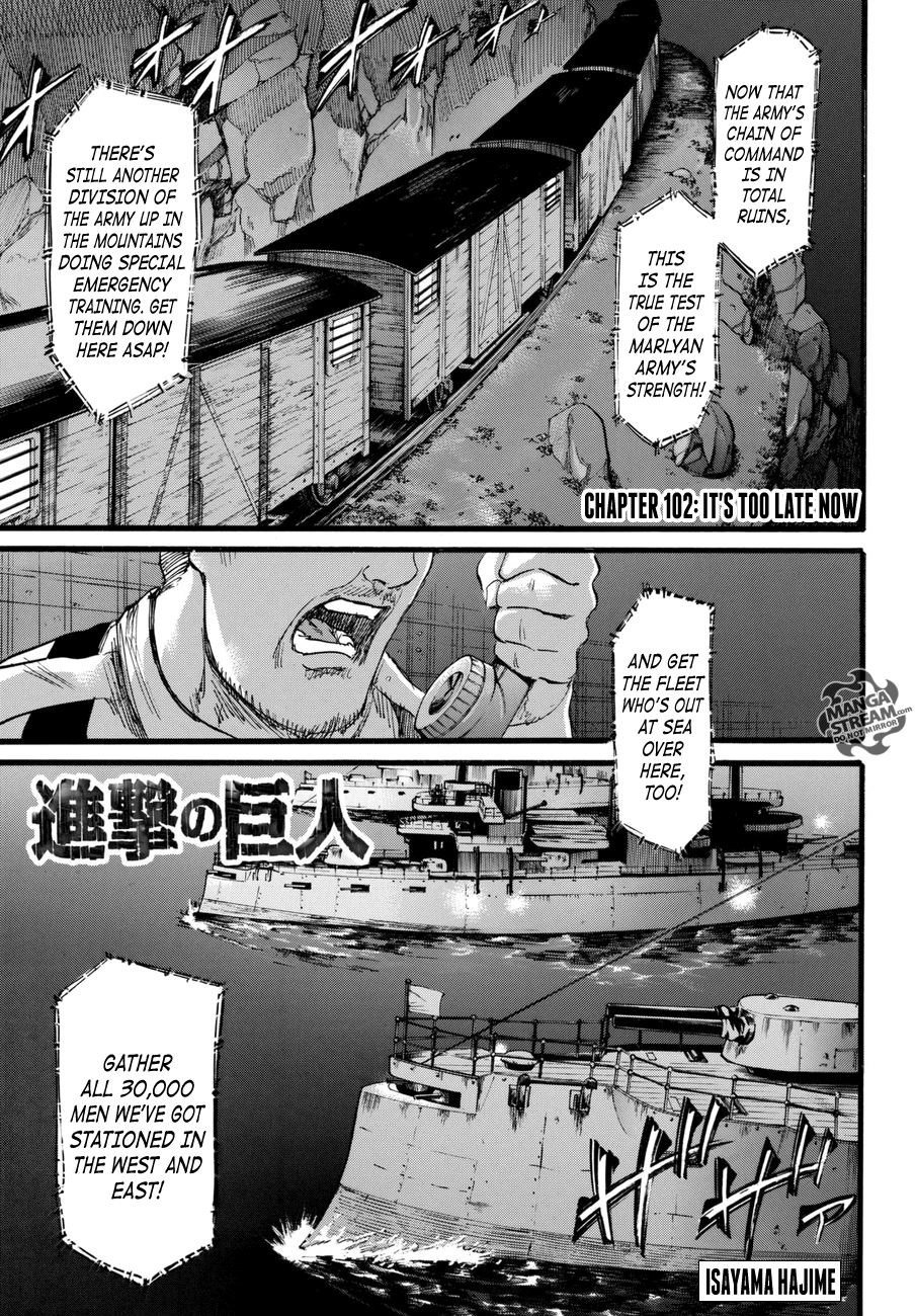 Read Shingeki no Kyojin ENGLISH Manga Online