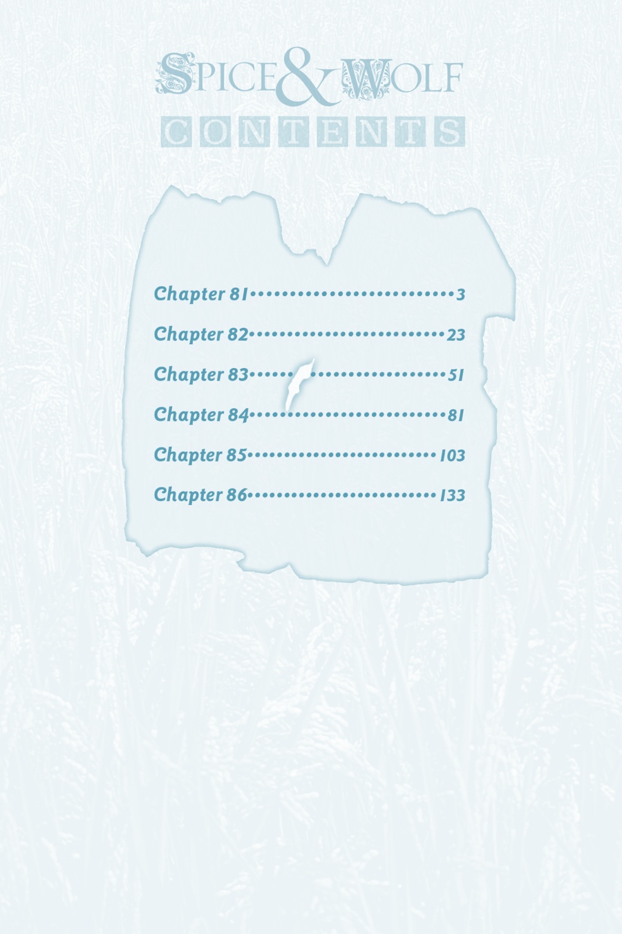 Read Spice and Wolf ENGLISH Manga Online