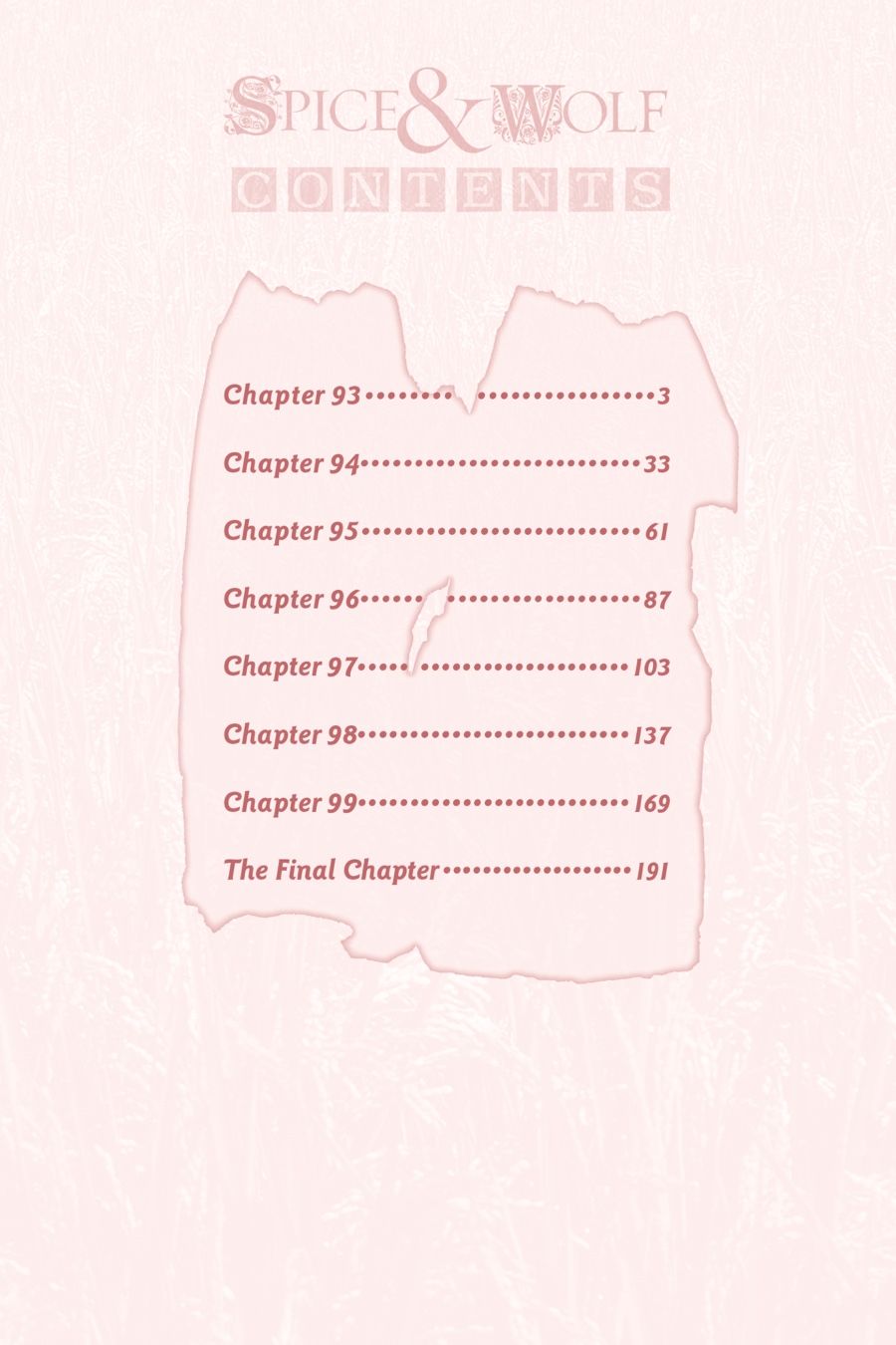 Read Spice and Wolf ENGLISH Manga Online