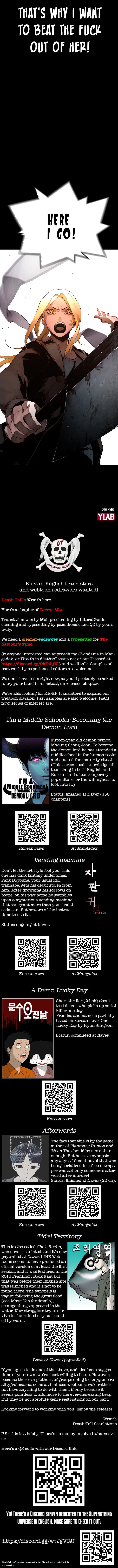 Read Terror Man ENGLISH Manga Online