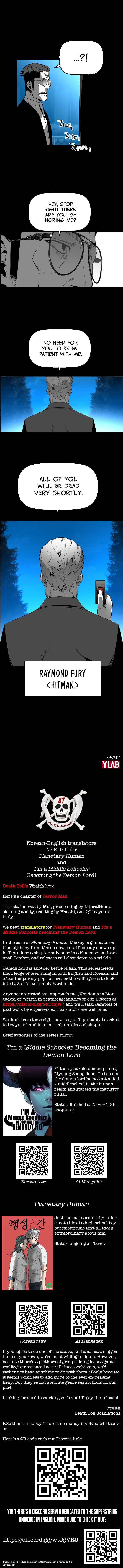 Read Terror Man ENGLISH Manga Online