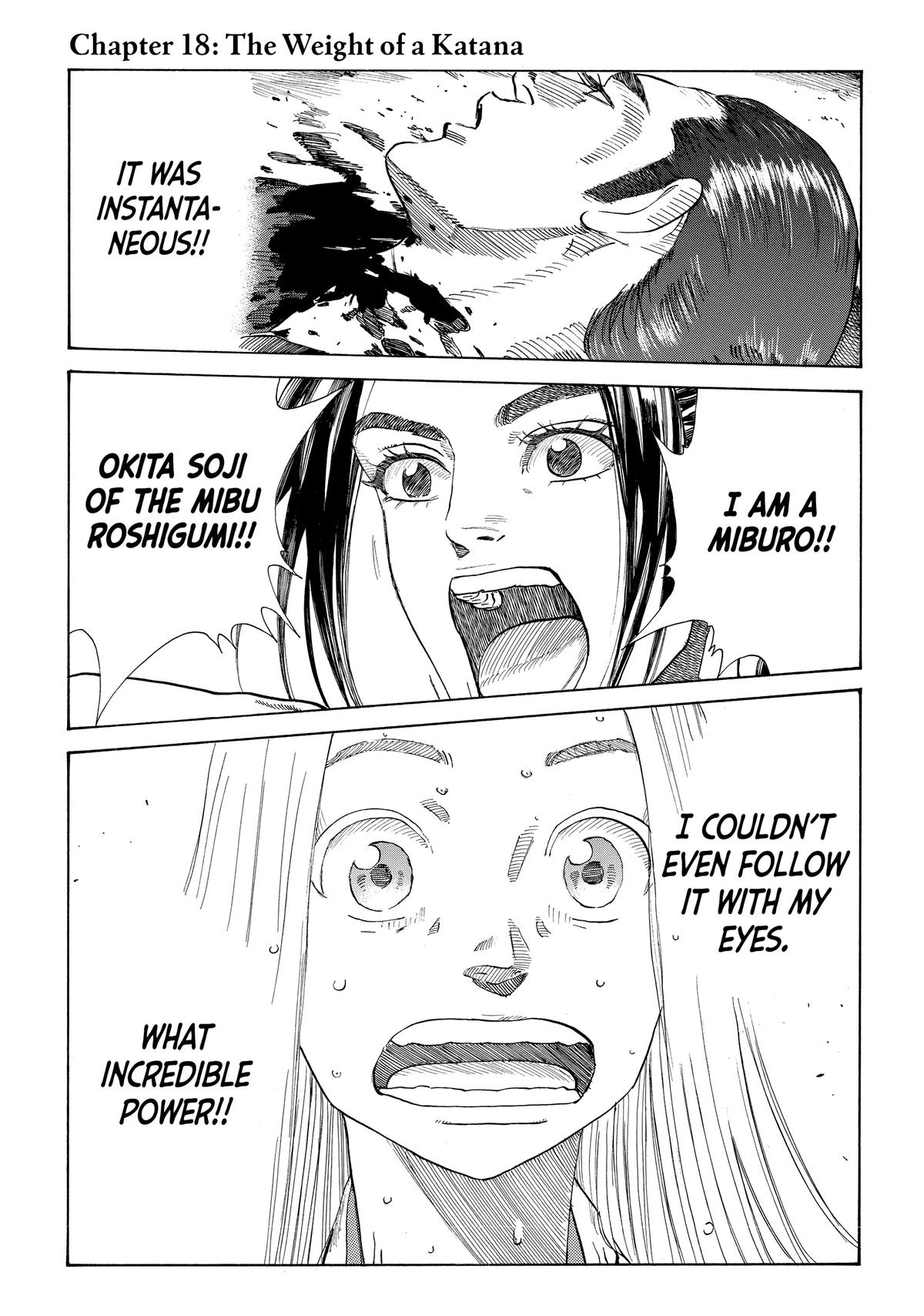 Read The Blue Wolves of Mibu ENGLISH Manga Online