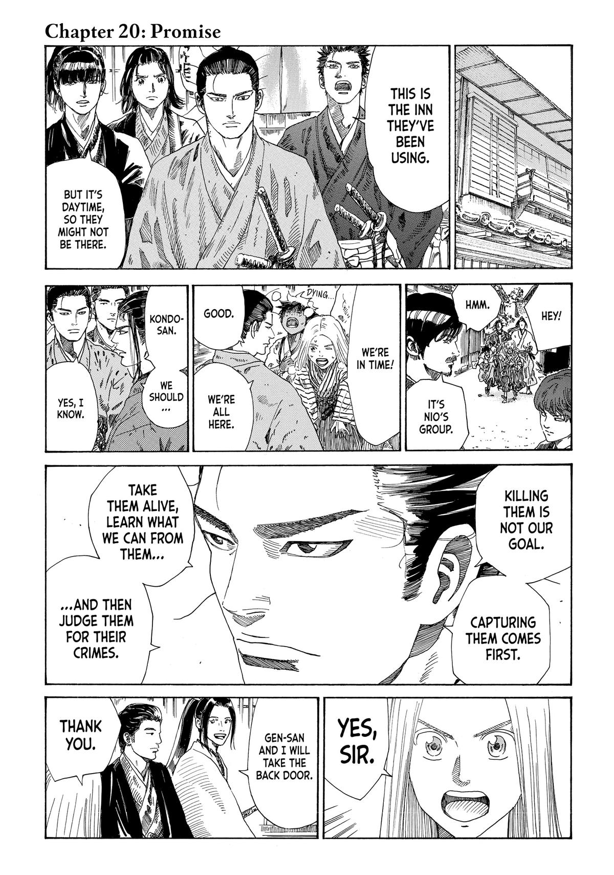 Read The Blue Wolves of Mibu ENGLISH Manga Online