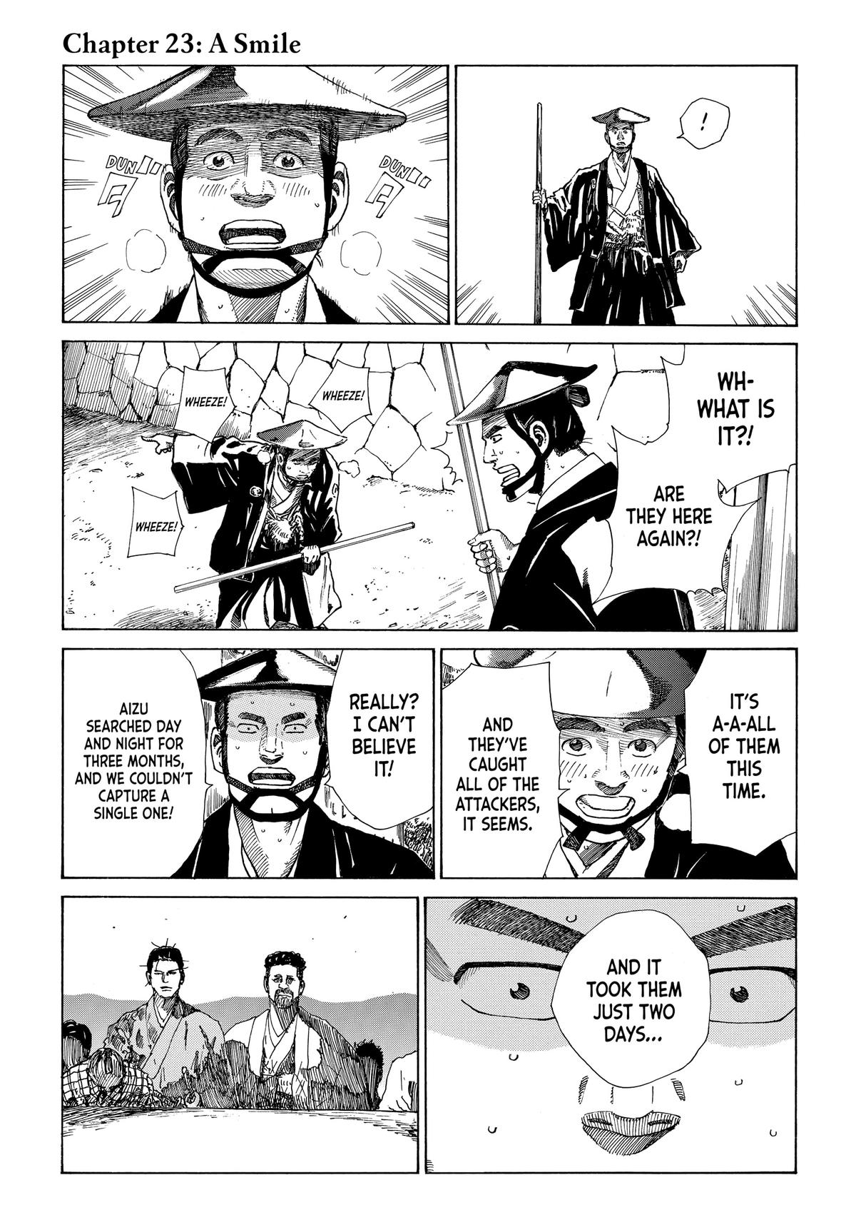 Read The Blue Wolves of Mibu ENGLISH Manga Online