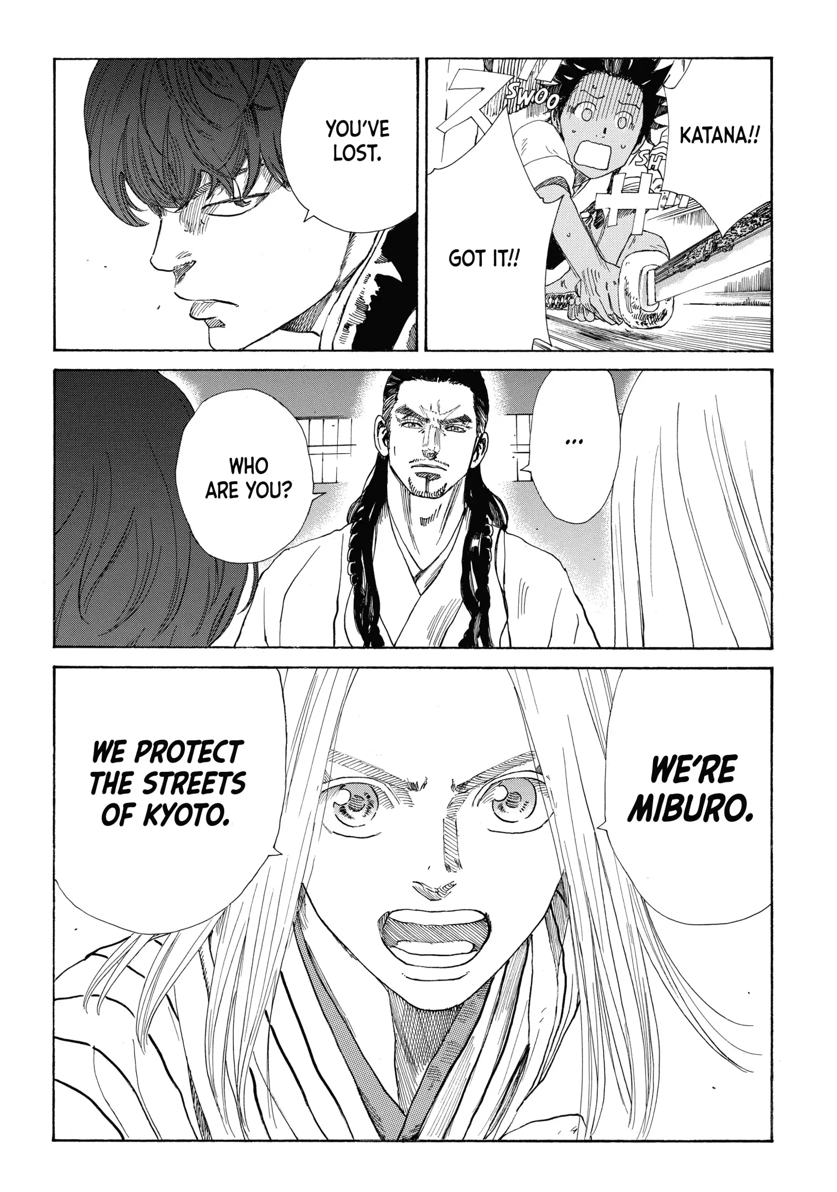 Read The Blue Wolves of Mibu ENGLISH Manga Online