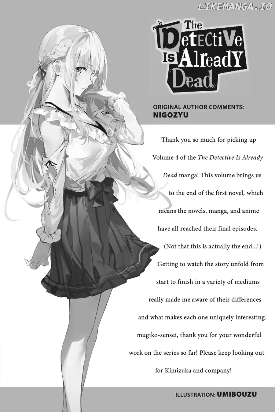 Read The Detective Is Already Dead ENGLISH Manga Online