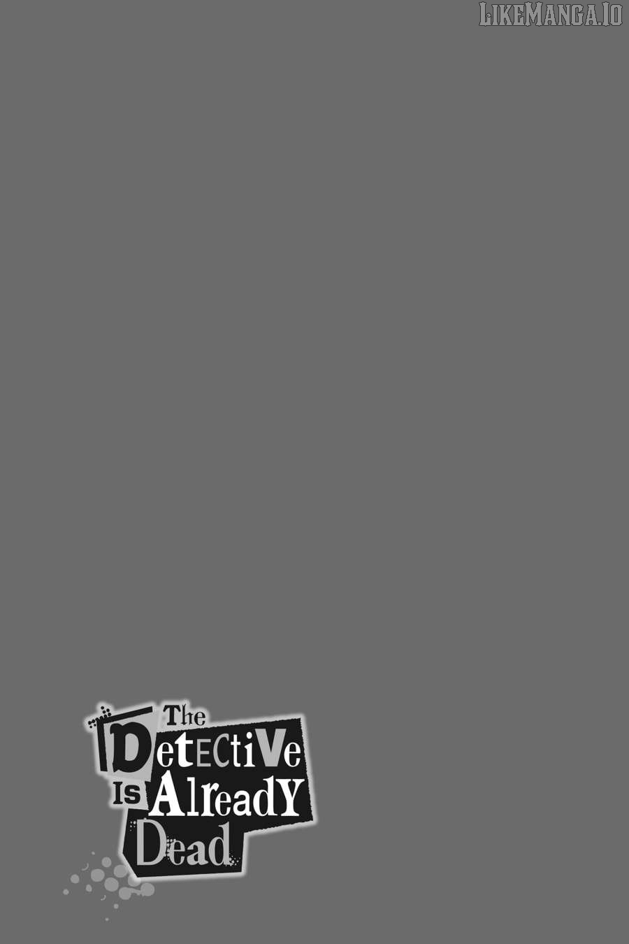 Read The Detective Is Already Dead ENGLISH Manga Online