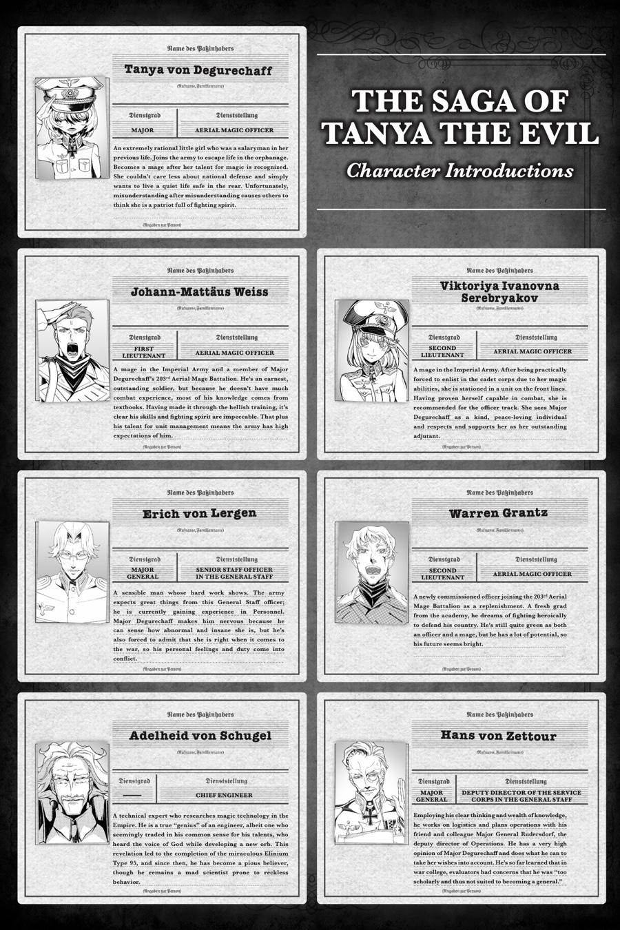 Read The Saga of Tanya the Evil ENGLISH Manga Online