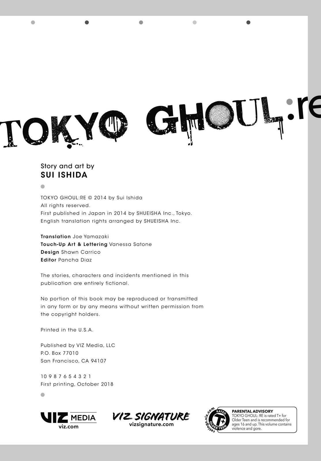 Read Tokyo Ghoul_re ENGLISH Manga Online