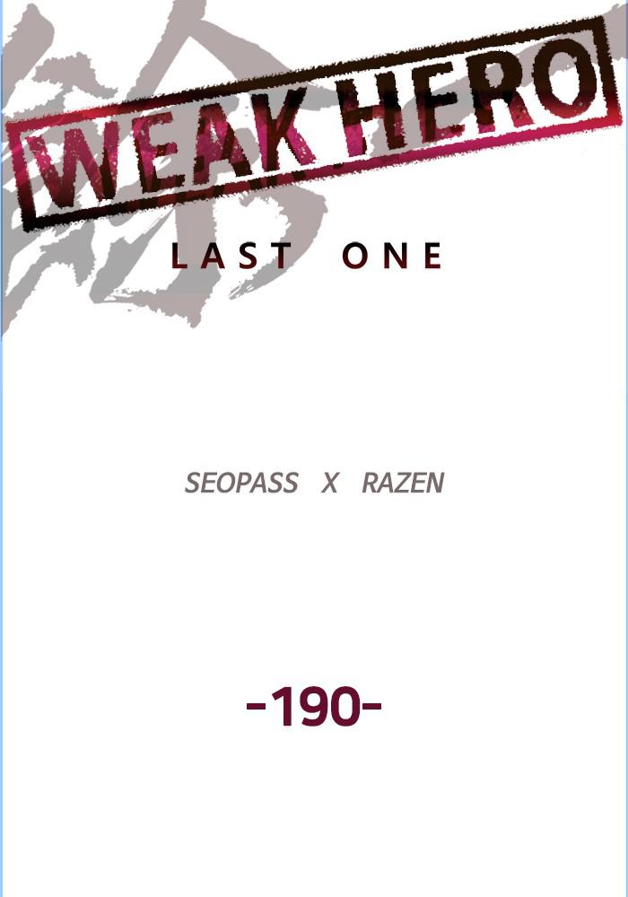 Read Weak Hero ENGLISH Manga Online