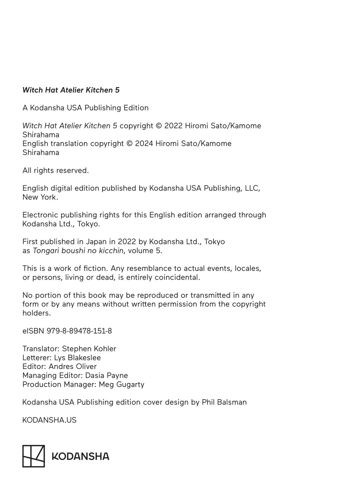 Read Witch Hat Atelier Kitchen ENGLISH Manga Online