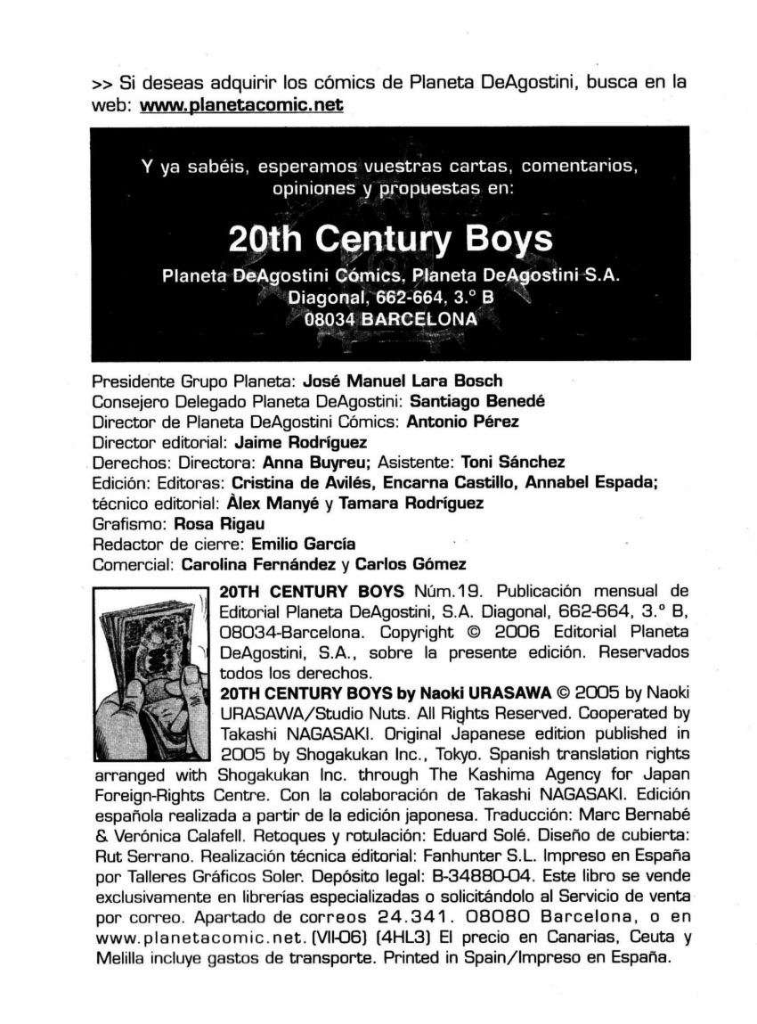 Read 20th Century Boys Español Manga Online