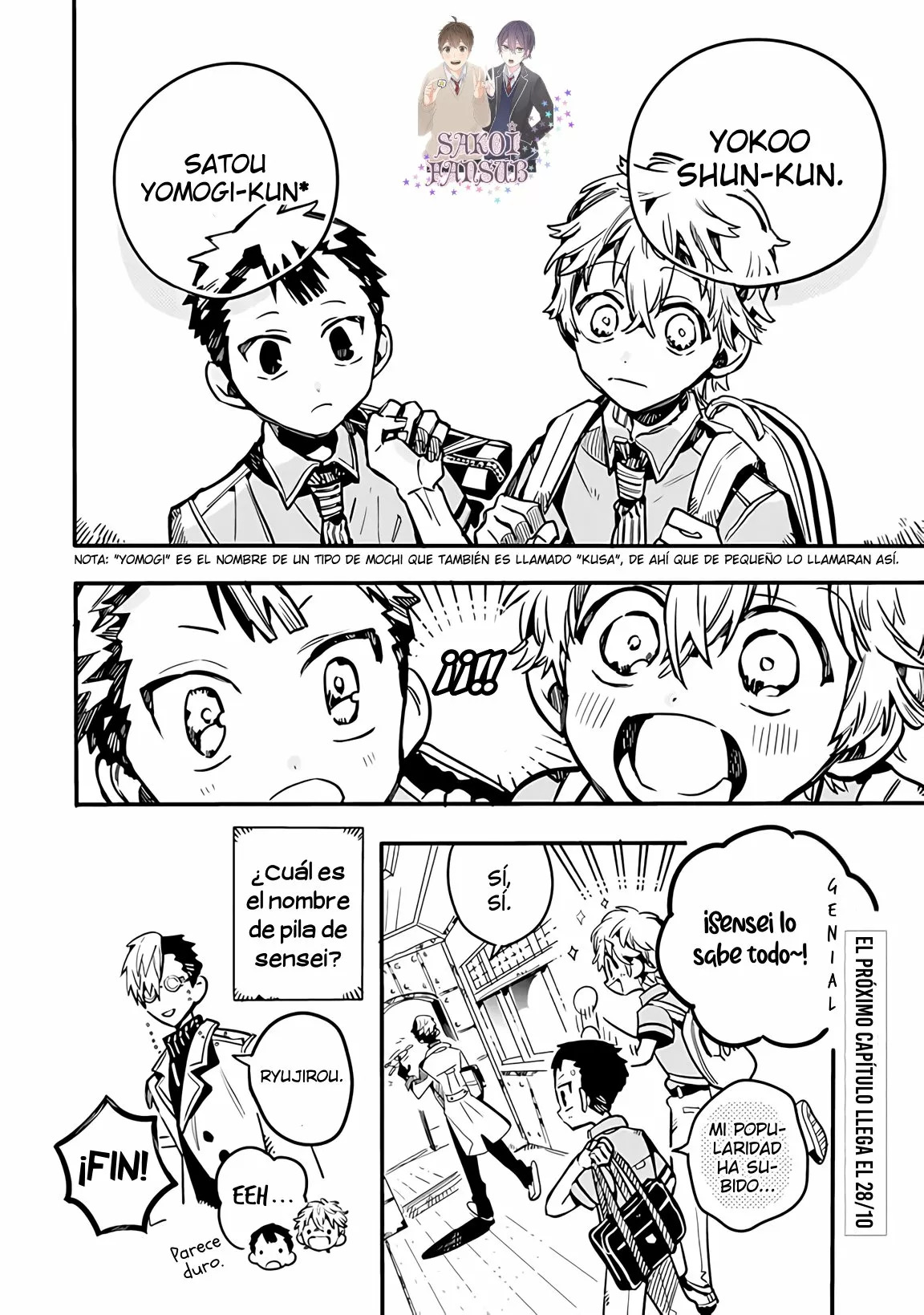 Read After-School Hanako-Kun Español Manga Online