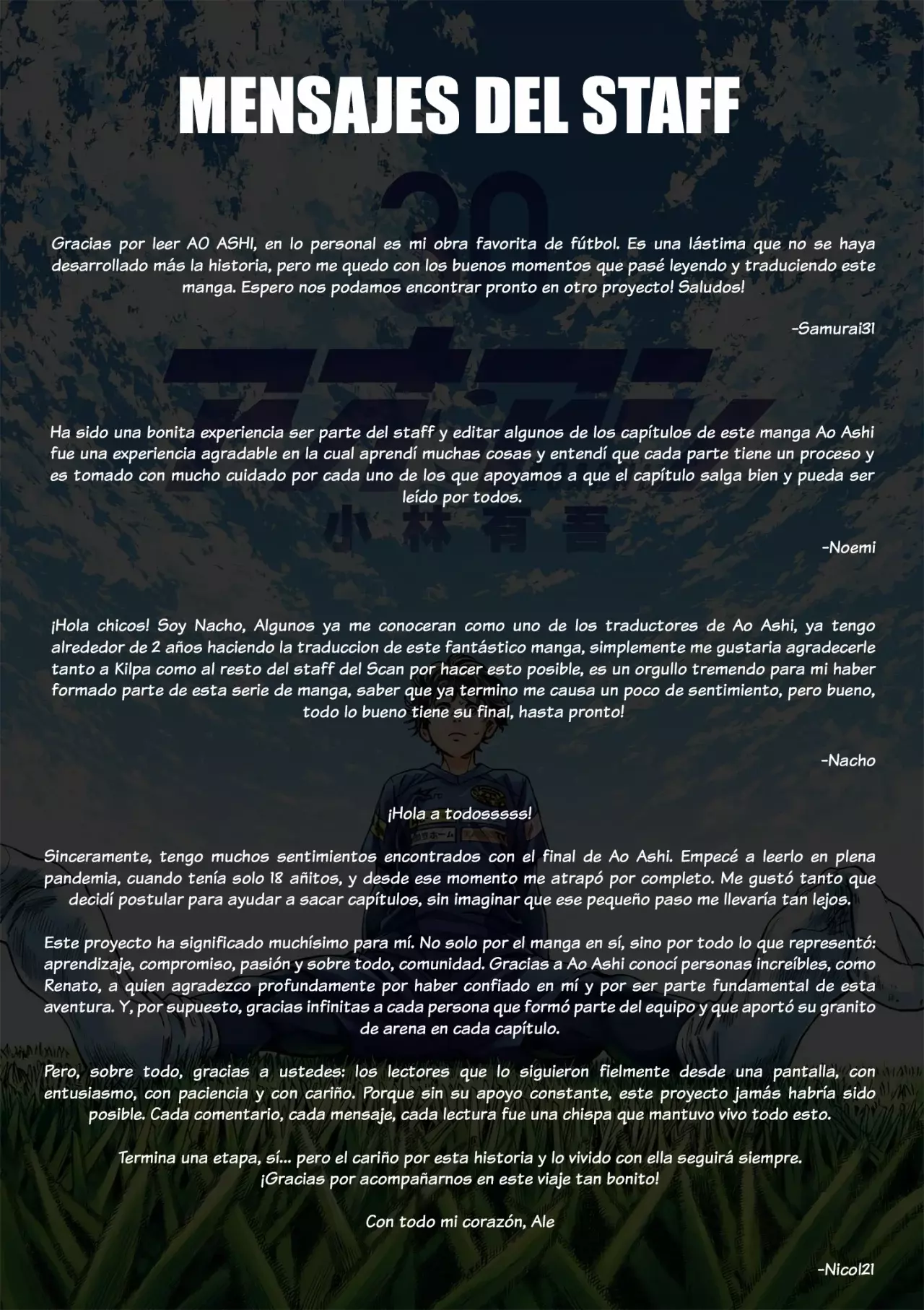 Read Ao ashi Español Manga Online