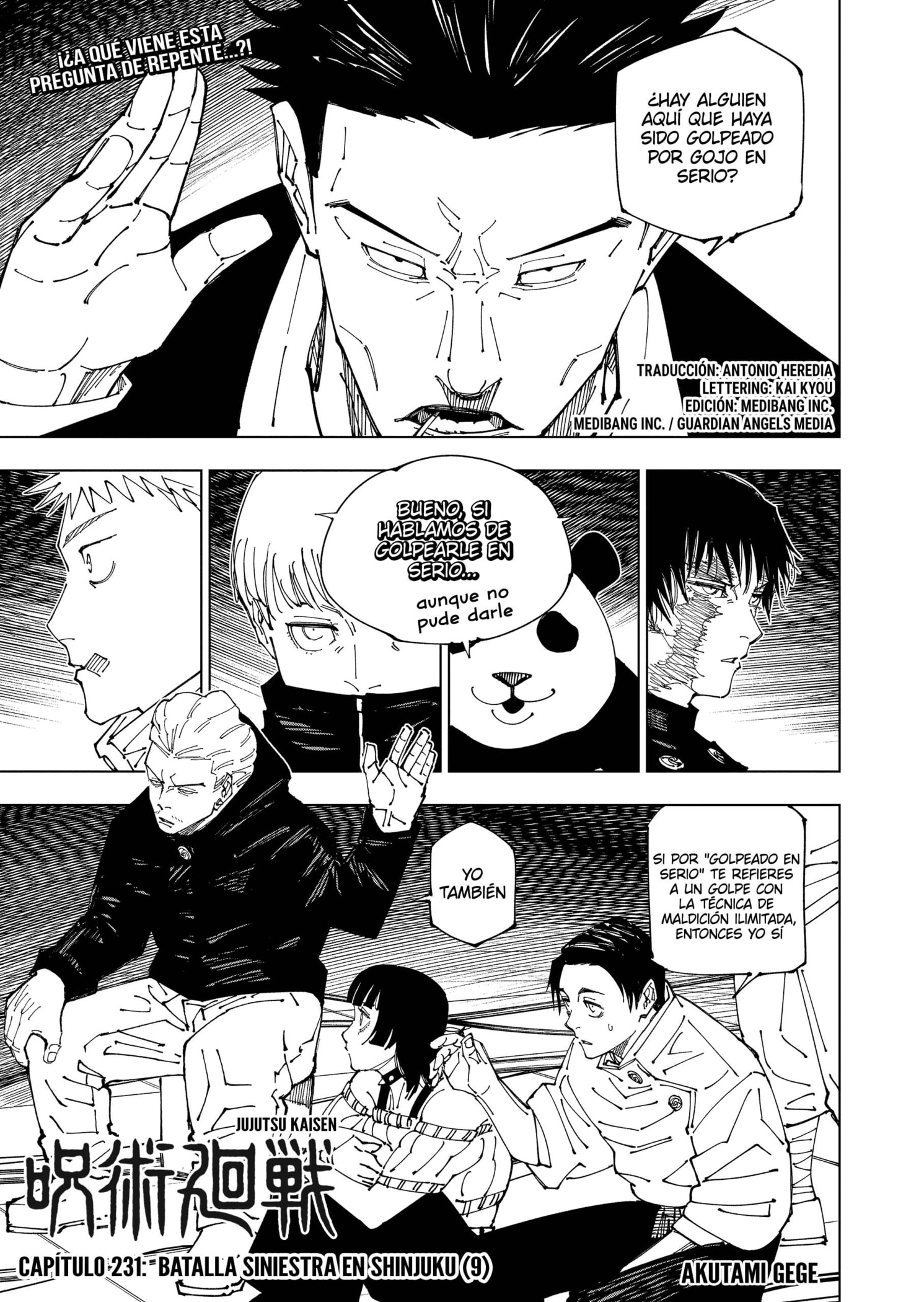 Read Jujutsu Kaisen Español Manga Online