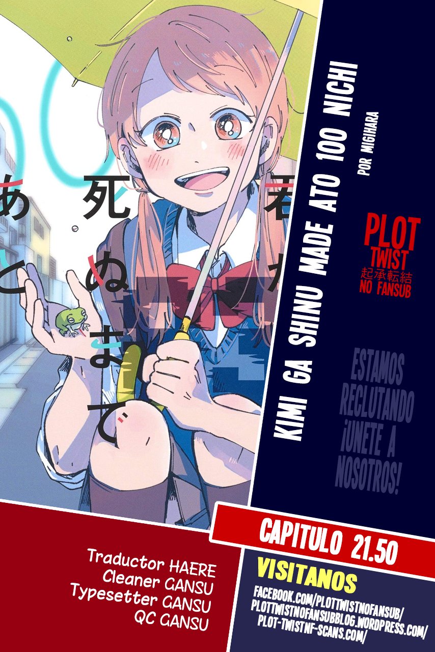 Read Kimi ga Shinu Made Ato Hyaku Nichi Español Manga Online