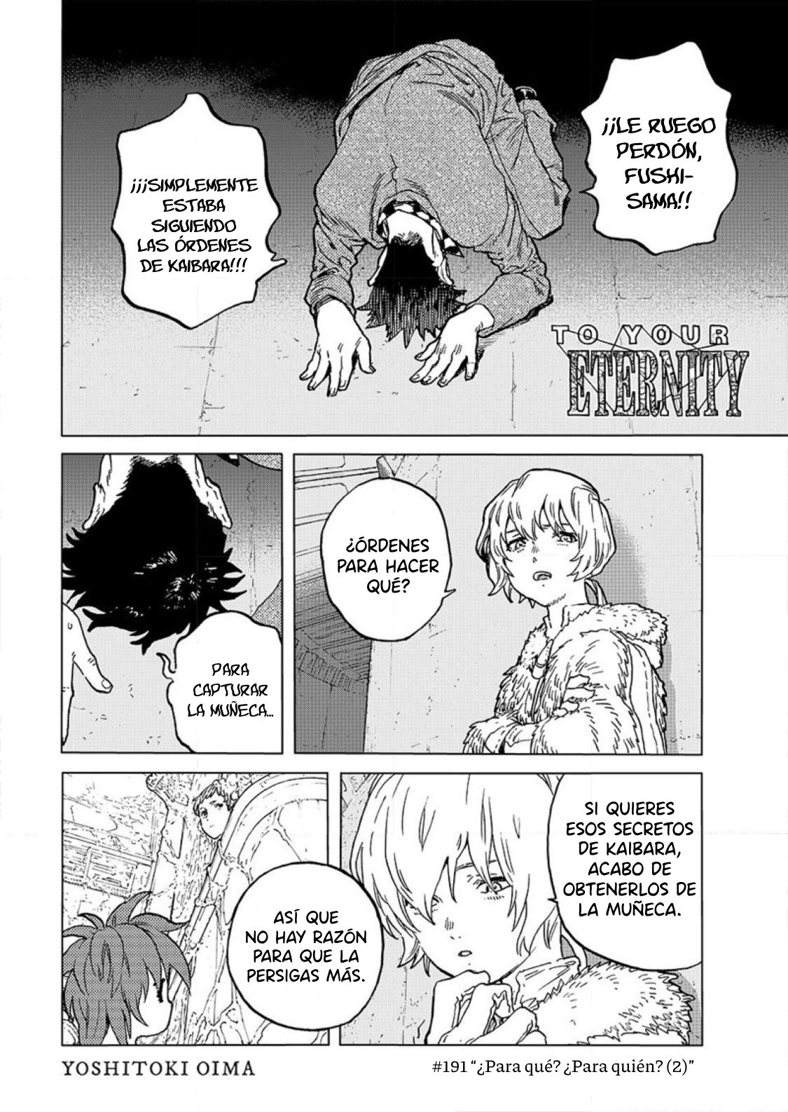 Read To Your Eternity Español Manga Online