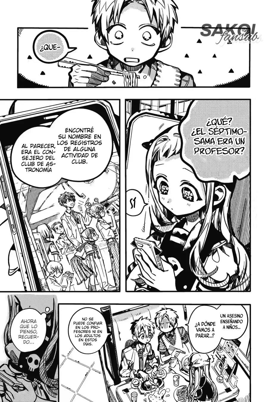 Read Toilet-bound Hanako-kun Español Manga Online