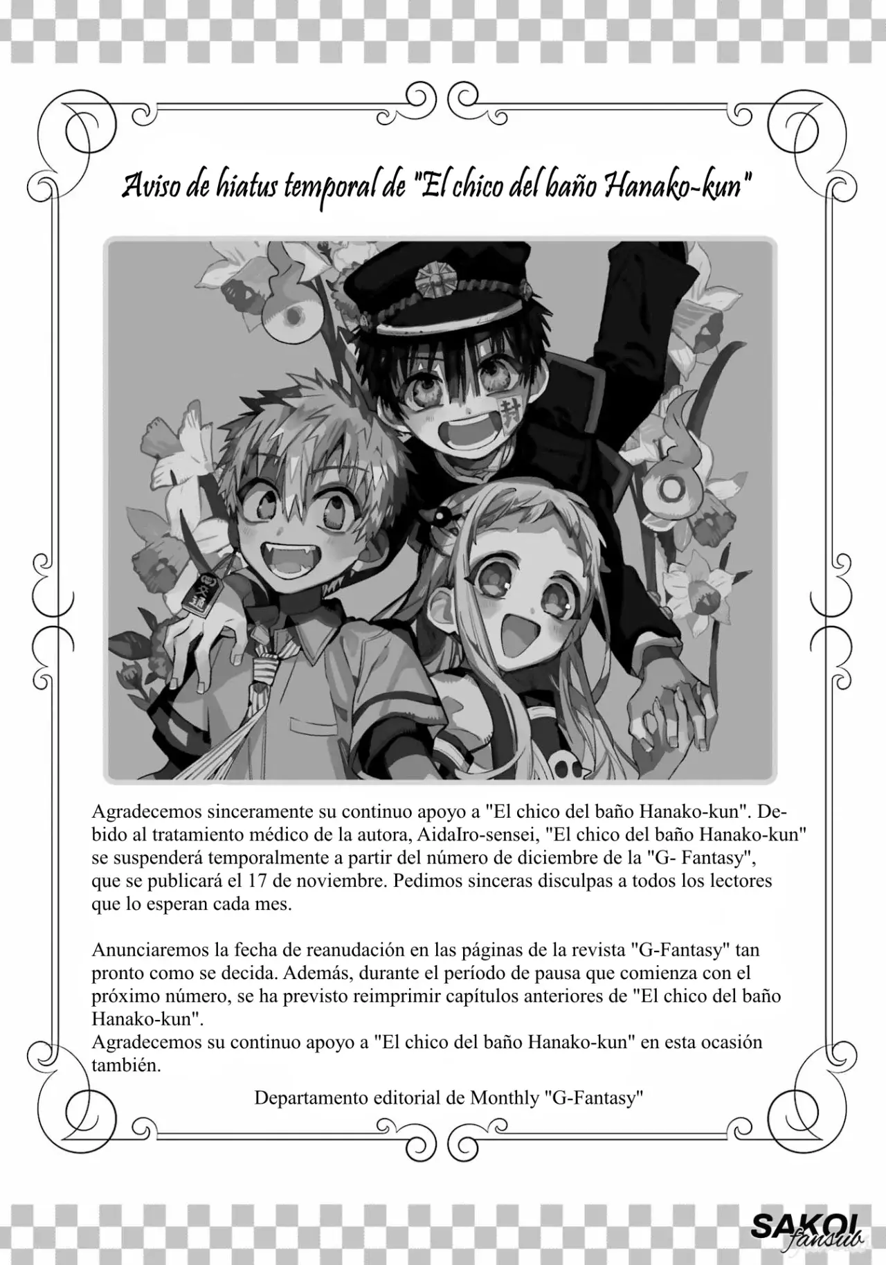 Read Toilet-bound Hanako-kun Español Manga Online