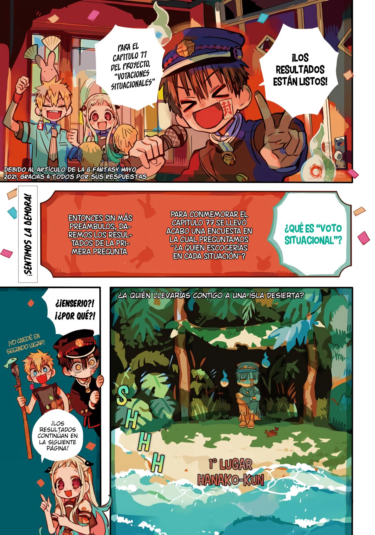 Read Toilet-bound Hanako-kun Español Manga Online