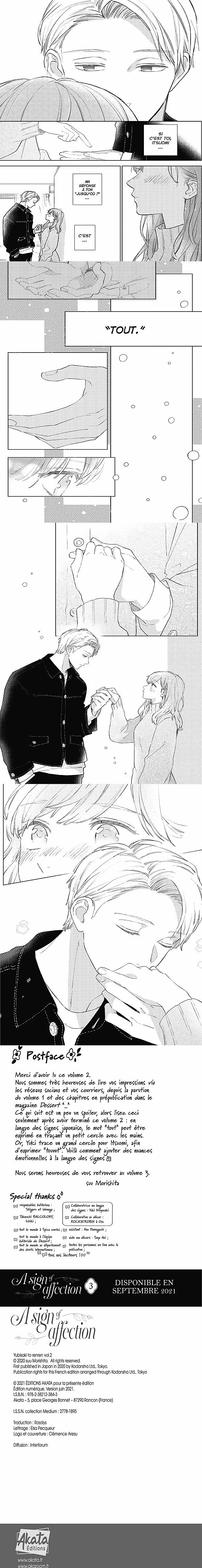 Read A Sign of Affection FRANCAIS Manga Online
