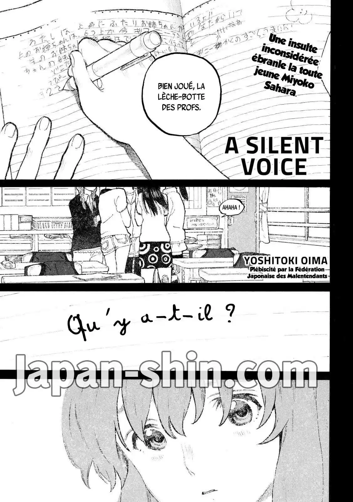 Read A Silent Voice FRANCAIS Manga Online