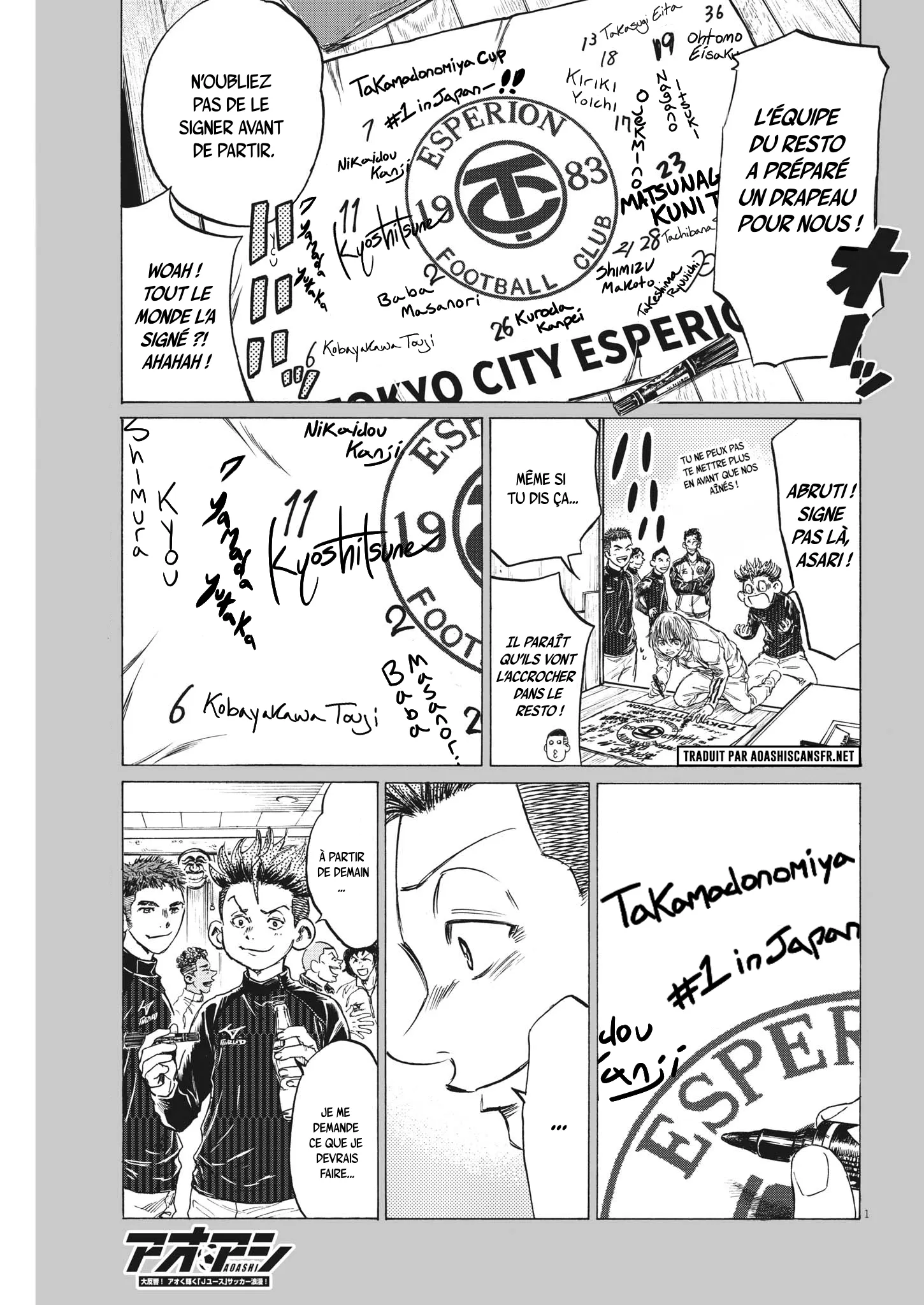 Read Ao Ashi FRANCAIS Manga Online