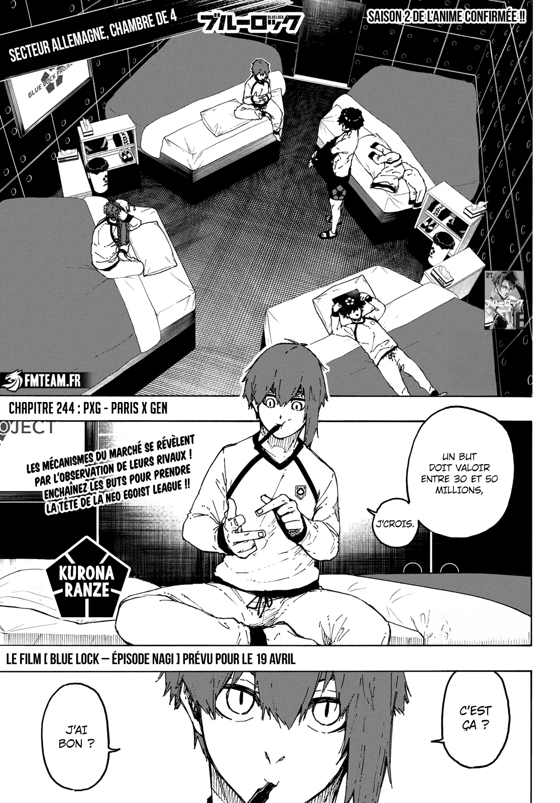 Read Blue Lock FRANCAIS Manga Online