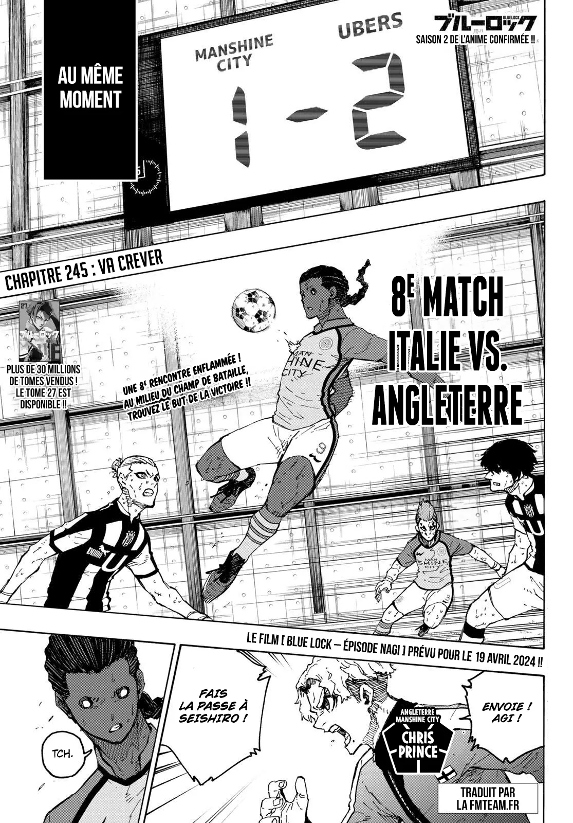 Read Blue Lock FRANCAIS Manga Online