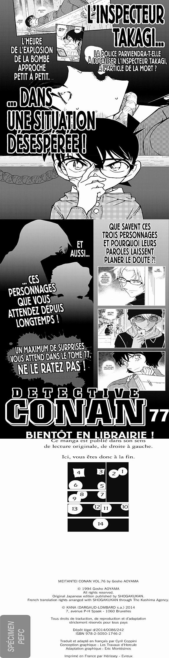 Read Detective Conan FRANCAIS Manga Online